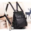 Vintage Tassels Soft Backpack New Women Retro Pu Leather Rucksack Big Capacity School Bag Teenager Girl Travel Bolsas Bagpack Y1105