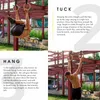 Acessórios 1Pair Wood Gymnastic Rings Ajustável Força muscular Training Home Fitness com escalas 28 / 32mm Fou99