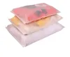 Sacs d'emballage transparents refermables, gravure à l'acide, en plastique, Ziplock, chemises, chaussettes, sous-vêtements, sac de rangement, 16 tailles