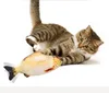 Fournitures pour animaux de compagnie New Catnip poisson jouet Simulation en peluche de peluche jouet de chat de poisson chat auto-heureux jouet