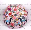 Trend Flowers Umbrellas Hipster Automatic Folding Luxury Umbrellas Top Quality Outdoor Travel Designer Multifunction Sun Umbrellas