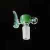 Tobaks tillbehör Kvarts Skål Rökning Tillbehör Mini Heady Glasskålar 14 mm Manlig Höjd 68mm För Vattenrör