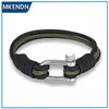 Mkendn Fashion Sport Camping Parachute Cord Men Women Nautical Survival Rope Chain Bracelet Climing Style Male Jewelry Gifts