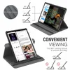 360 Flip Rotativo PU Couro Stand Cases Suporte para Apple iPad Mini 2 3 5 6 Pro 10th 10.9 2024 Air4 11 10.2 10.5 9.7 Samsung Tab T220 A8 A9 Plus 10.5 X200 X205 T290 T295 T510 T500 P610