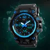 Män digitala armbandsur SKMEI Brand Fashion Military Shock Fast Chronograph Vattentät Sport Klocka Relojes Digitales de Hombre X0524