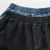 Pantaloni jeans per donna Elastico a vita alta Solido allentato Autunno Harem impiombato Pantaloni casual in denim Donna 210423