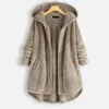 Trench da donna Design originale da donna Amazon Wish2022 Giacca in pelliccia con cappuccio di media lunghezza Top Spot