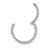 Body Piercing Jóias Multi-Propósito 316L Aço Inoxidável Anel de Nariz Perfurado Nostril Twist Styles Interface Circle Anéis Atacado