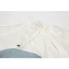 Летние новые поддельные два куска набор слоеного рукава женские платье о шеи с коротким рукавом высокий талию офис талию женские лоскутные длинные платья 210417