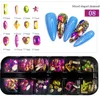 12 roosters hartvorm gemengde decoraties Nail Art Decorations AB Crystal Rhinestone Diamond Gem 3D Glitter Alle kleuren Flat Bottom Mixed Shape DIY Decoration