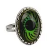 Eye Ring Changing Color Temperature Sensing Charm Mood Rings Band Fashion jewelry will and sandy
