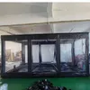 Customized Airtight painting garage inflatable spray booth Car Shield Storage or trade show cover tent with pump