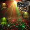 Mini luci laser a LED Proiettore Illuminazione scenica Effetto pattern 4in1 RG Audio Stella Lampada a vortice Disco DJ Club Bar Luce per feste in famiglia KTV