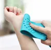 Magic Silicone Bath brosses pinces-serviettes à frottement de la boue de la boue de la boue de la boue de massage de la boue de la boue douche étendue pinceau de douche épanchissante