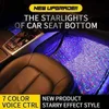 New Car Interior Foot Light Auto LED Strip Atmosphere Lampada decorativa Colori Styling USB RGB LED Bulb Controllo vocale musicale
