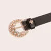Lyxmärke Bälten för män Kvinnor Unisex Fashion Shiny Bee Design Buckle Högkvalitativ midja Shaper Leather Belts G220301