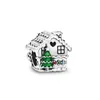 Jóias de Memnon 925 Anjo de prata esterlina de amor Charm de charme House Charms Snowman and Hat Bead Papai Noel CAROSSO DE CHORALEL BEADS FIT Style Bracelets Diy3983919