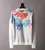 새로운 패션 가을 겨울 디자이너 남자 스웨터 고품질 긴 소매 까마귀 힙합 스웨터 남성 여성 캐주얼 옷 스웨터 M-3X