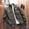 Ins Fashion Bomber Jacket Flight Pilot Jackets Uomo 3 colori Casual Cappotti volanti Manica lunga Slim Fit Abbigliamento Ricamo M-4XL