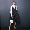 Street Style Dresses Designer 2023 Fashion Sexy Party Dress Re-nylon Puffer Skirts Waist-retracting Design Ball Gown Suspender Midi with Inverted Triangle 3JAQ