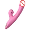 Consolador para adultos Vibrador Coño Lamiendo Vibración Masajeador Punto G Estimulador de clítoris Masaje Palo Pene falso Recarga Varita mágica Juguete sexual para adultos Regalo de San Valentín ZL0099