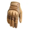 Skórzane skórzane rękawice motocyklowe Motocross Tactical Moto Motorbike Pit Biker Ochronne Przekładnia Wyścigi Full Finger Glove Men