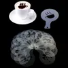 Cafe Foam Spray Vorlage Barista Schablonen Dekoration Werkzeug Fancy Mould Kunststoff 12 teile/satz Kaffee Druck Blume Modell RRE10380