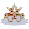 Pendentif d'arbre de noël en résine, bonhomme de neige, Elk, décoration pour la maison, cadeaux pour enfants, nouvelle collection 2022, a431616511