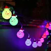 Solar Powered 3,5m 20LEDS Snowman Fairy String Light Outdoor Christmas Holiday Decoration - Multicolor