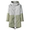 Long Trench Coat Men Brand Fashion Patchwork Stor Storlek Män Windbreaker Outwear Kläder Hooded Jacket 6XL 7XL 8XL 211011