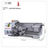 CJM250 Metal Lathe Machine/Stainless steel processing lathe machine/ 750W Lathe Machine