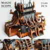 New Osneies 2149PCS Large Demon World Scene 27114 Architecture Building Blocks Bricks Creative Cities Street Toys for Kids Gifts X0902