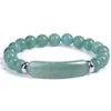 Chakra Bracelet Naturel Ston Jade Perles Bracelet Gemme Cordon Élastique Perle Bracelets