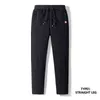 Vinter varma byxor män Bomull Fitness Sportkläder Tracksuit Bottoms Skinny Sweatpants Byxor Trackbyxor Mens Joggers M-8XL K340 211112