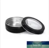 Packing Bottles Round Aroma Candle Jar Cosmetic Container Aluminum Cream Pot with Transparent Cover Earphone Metal Storage Box 100 ML Tin Cans