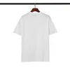 Camiseta masculina de manga curta ss21 fashion europeia e americana, design de impressão de alfabeto de algodão puro confortável solto para dança de rua