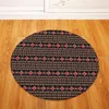 Poduszka/dekoracyjna poduszka okrągłe dywany do salonu geometryczne drukowane salonowe krzesło sypialnia dywaniki w kąpieli toaletowe dekorat mata bez poślizgu