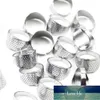 10st Silver Guldfärg Syning Thimbles Metal Finger Protector Tools DIY Craft Tillbehör