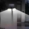 LED COB PIR Sensor de movimiento Luz solar Impermeable Tres modos Lámpara de pared de seguridad de jardín para exteriores - 56LED