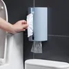 ティッシュボックスナプキンドリルキッチンボックスカバーペーパータオル用ナプキンホルダーバスルーム壁取り付け容器
