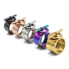 Anéis de aço inoxidável 316L para mulheres homens laser / gravar / nome pulseira feminina jóias s
