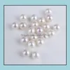 Pearl Loose Beads Jewelry 7,5-8 mm Pojedynczy naturalny kobietę Women Prezent Dostawa 2021 D67D3