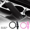 Ratt täcker 3 datorer Auto Soft Silicone Handbroms Cover Gear Shift Non-Slip Universal Car Decoration