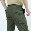 Pantaloni militari dell'esercito sottile Pantaloni cargo tattici Pantaloni da uomo impermeabili e traspiranti Quick Dry Pantaloni casual da uomo con fondo sottile 4XL 211112