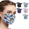 Máscaras descartáveis ​​de borboleta não-tecida 3 camada máscara protetora colorida design impressa respirável poeira desenhista capa de boca