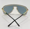 Fashion Classic Designer Solglasögon för män 2180 Vintage Pilot Shape Glasses Siamese Lens Design Summer Trend Wild Style Antiultr9632627