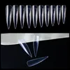 XXL Extra Long Stiletto Pointy Falso Nail Tips Cubierta completa Uñas Tip Fake Tip Press en Salon Manicure Supply