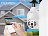 3MP Smart Life Lampadina per esterni Lampada fotografica Wifi IP PTZ IR Visione notturna Sicurezza domestica Rilevamento automatico Video sorveglianza Cam Supporta Tuya