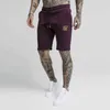 New Summer Sik Silk hommes courts gymnases slim fit Bodybuilding mode Joggers pantalons de survêtement hommes Fitness shorts Sportswear H1206