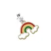 Lärardagen Keychain Fashion Rainbow Pendant Nyckelring bil nyckelringar Kreativ present nyckelring 4966